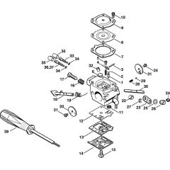 Carburettor Assembly for Stihl