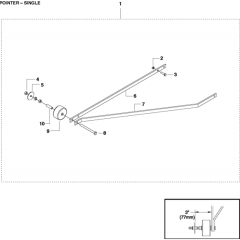Pointer Assembly for Husqvarna