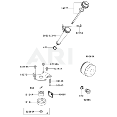 Kawasaki FS541V Lubrication