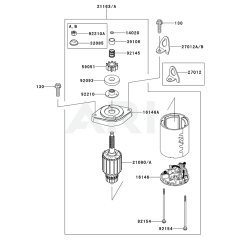 Starter for Kawasaki FS541V