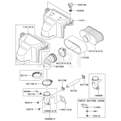 Air Filter & Muffler for FS541V