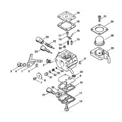 Stihl FS55 Carburetor Assembly