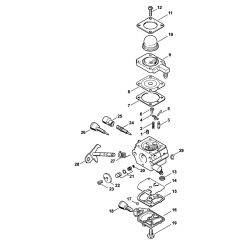 Stihl FS55 Carburetor Assembly
