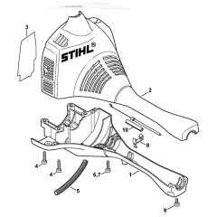 FS55 Engine Housing Assembly
