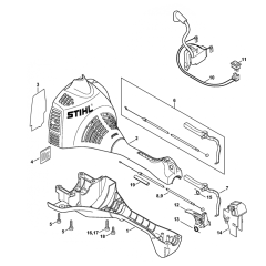 FS55 Engine Housing Handle