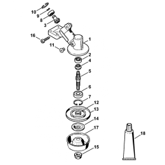 Stihl FS55 Gear Head Assembly