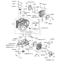 Cylinder & Crankcase for FS600V