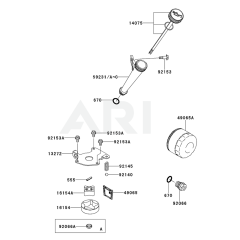 Kawasaki FS600V Lubrication