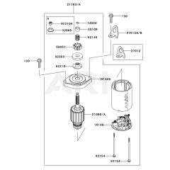 Starter for Kawasaki FS600V