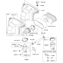 Air Filter & Muffler FS600V