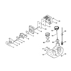 Stihl FS62 FS66 Assembly
