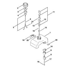 Stihl FS65 Fuel Tank