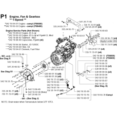 Engine, Fan & Gearbox Assembly