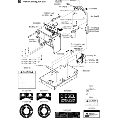 Frame, Cowling, Lift Bail Assembly