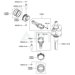 Piston & Crankshaft for FS691V