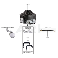 Kawasaki FS691V Engine Parts