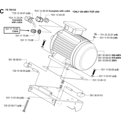 Motor Assembly for FS700 EX