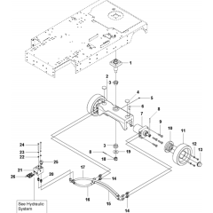 Rear Axle Assembly for FS7000 DL