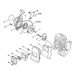 Stihl FS72 FS74 FS76 Parts