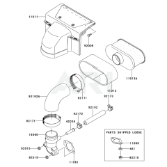 Air Filter/Muffler for FS730V
