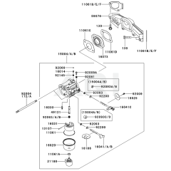 Carburettor for Kawasaki FS730V