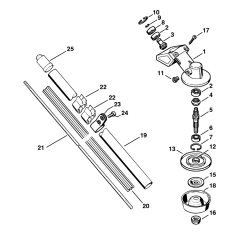 FS74 Gear Head Drive Tube