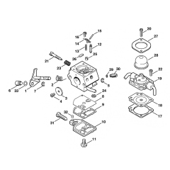 Carburetor for Stihl FS75 FS85