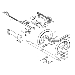 Stihl FS75 FS80 FS85 Handle