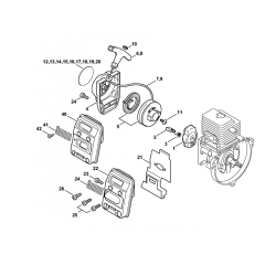 Stihl FS75 FS80 FS85 Parts