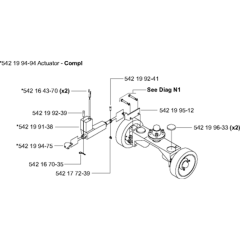 Rear Axle E-Track Assembly