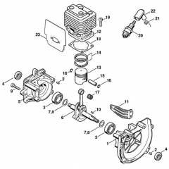 FS88 Crankcase Cylinder