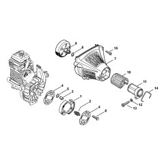 Stihl FS89 FS89r Clutch Fan