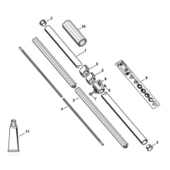 FS89 FS89r Drive Tube Assembly