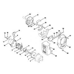 FS96 Rewind Starter Assembly