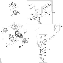 Parts for Stihl FSA 120