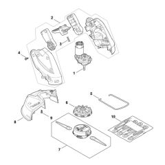 Electric Motor Assembly for Stihl FSA 30