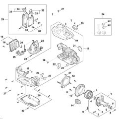 Stihl FSA 400 Motor Assembly
