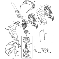 Stihl FSE52 Cutting Head