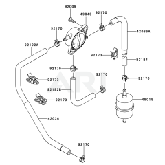 Fuel Tank & Valve for Kawasaki