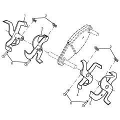 Tine Assembly for Husqvarna FT900