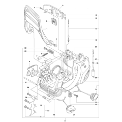 Fuel Tank & Handle Assembly