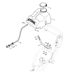 Stihl FW20 Water Tank Parts