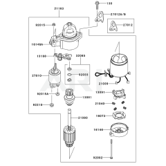 Starter for Kawasaki FX481V