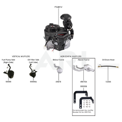Kawasaki FX481V Engine Parts