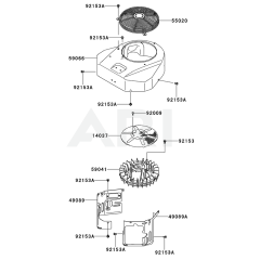 Kawasaki FX541V Cooling Equipment
