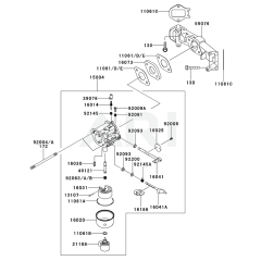 Carburettor for Kawasaki FX600V
