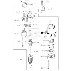 Starter for Kawasaki FX651V
