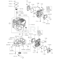 Cylinder / Crankcase for FX691V