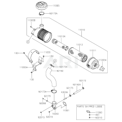 Air Filter & Muffler for FX691V