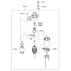 Starter for Kawasaki FX751V